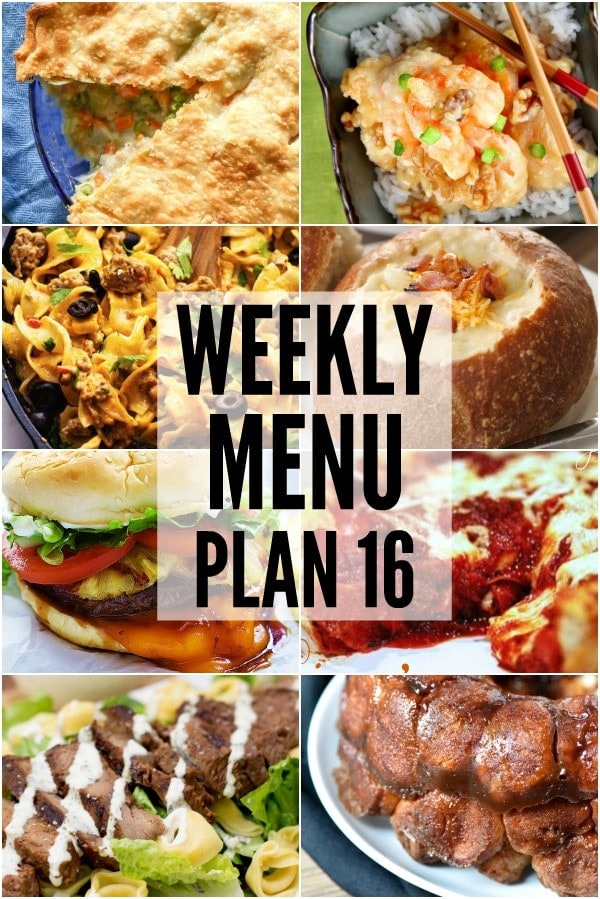 Weekly Menu Plan