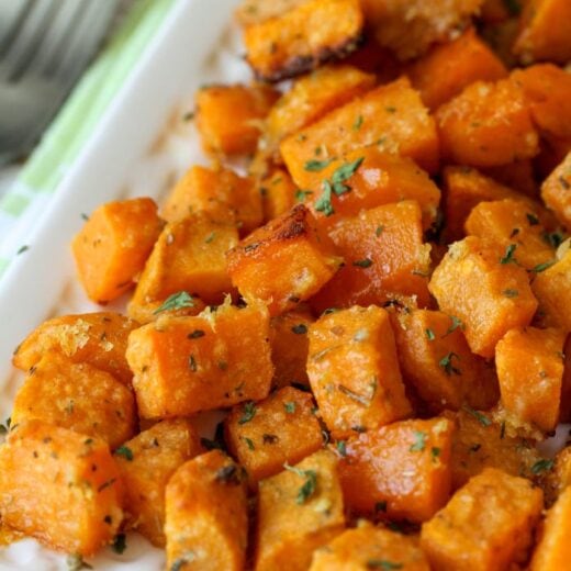 Roasted Sweet Potato Cubes (+VIDEO) | Lil' Luna