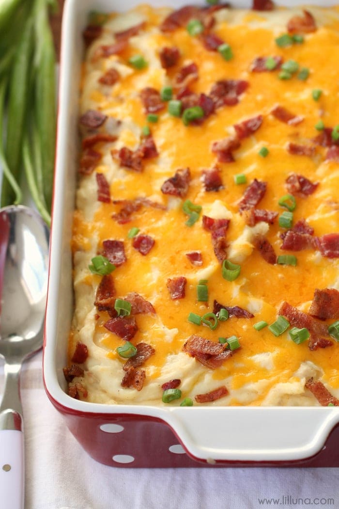 BEST-EVER Mashed Potato Casserole Recipe | Lil' Luna