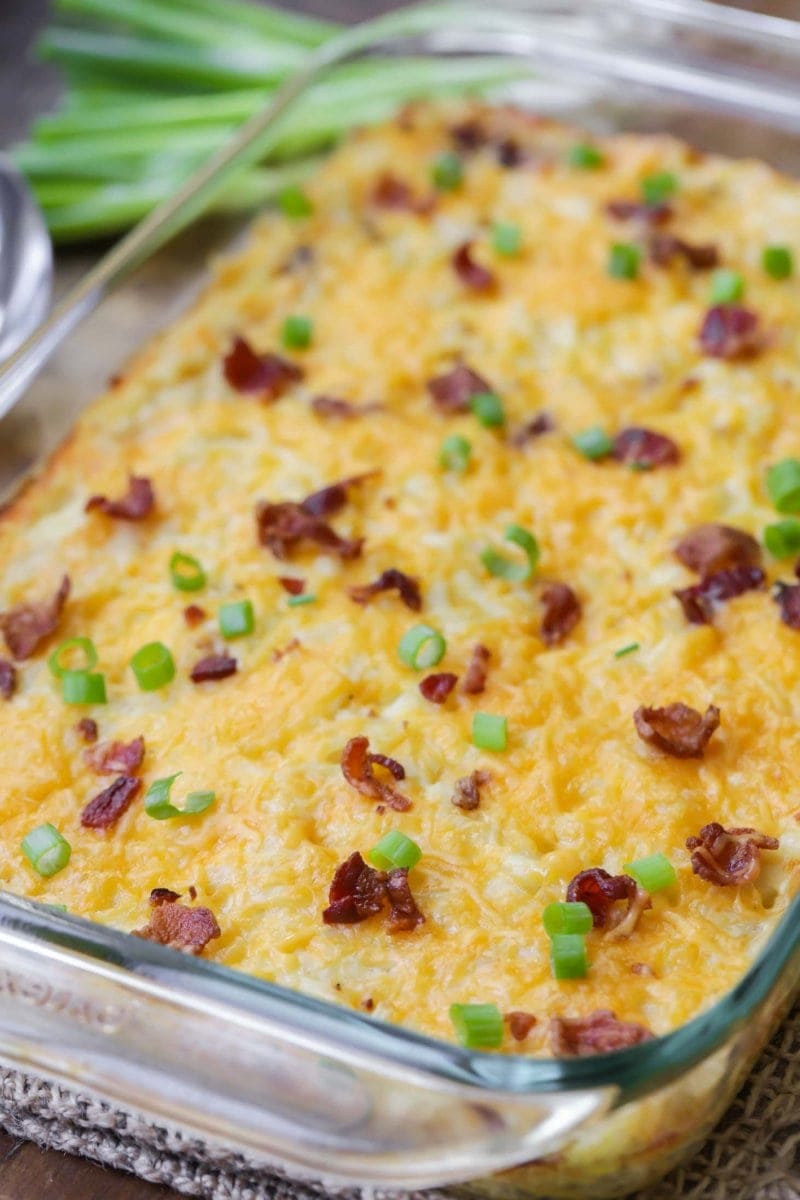 Easy Cheesy Hashbrown Casserole VIDEO Lil Luna