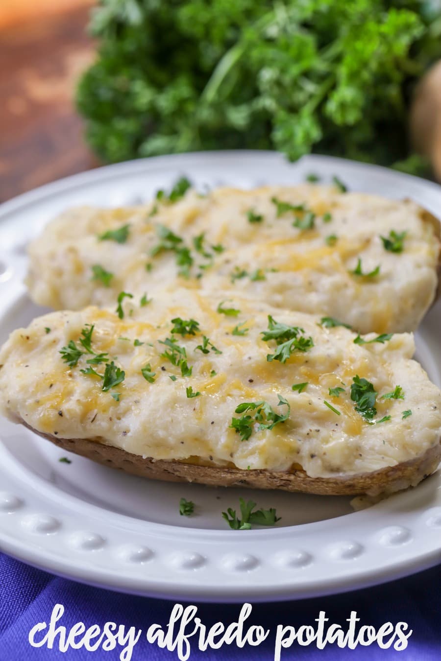 cheesy alfredo potatoes
