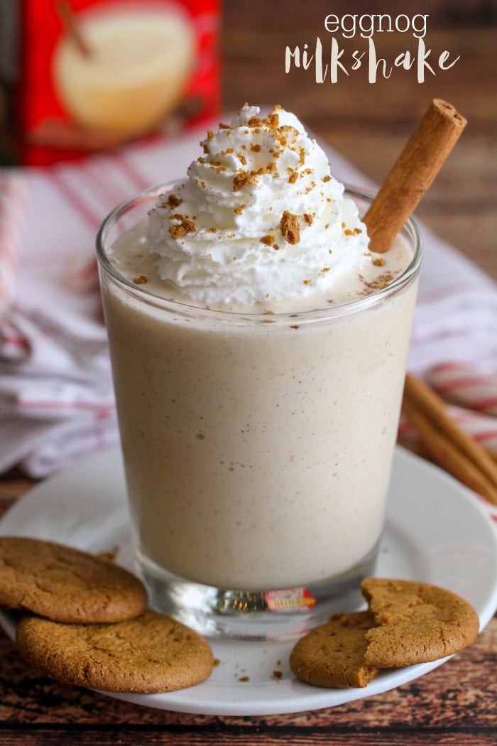 Eggnog Milkshakes