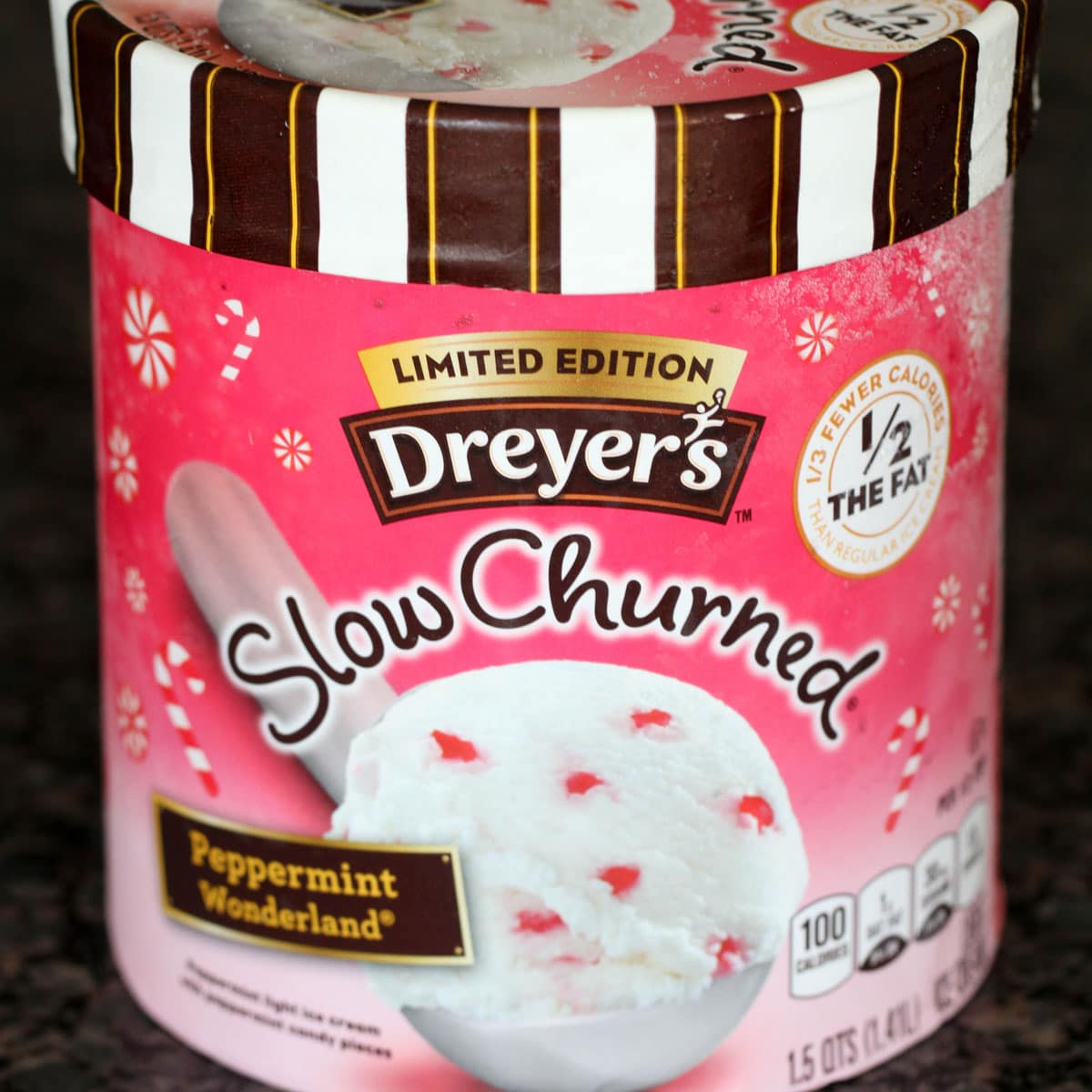 Dreyer's peppermint ice cream for the peppermint ice cream dessert.