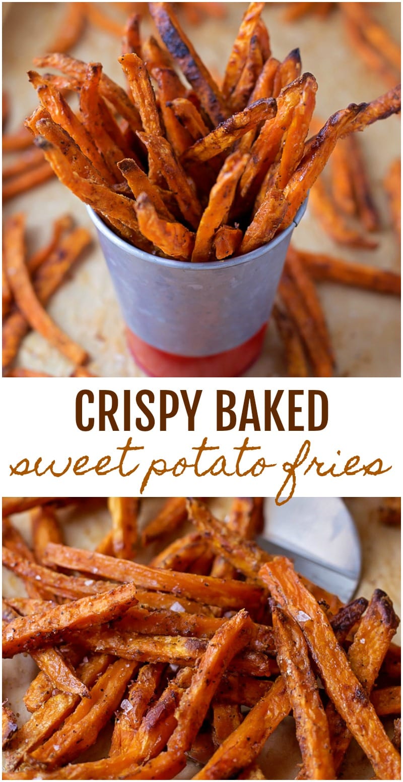 CRISPY Baked Sweet Potato Fries | Lil' Luna
