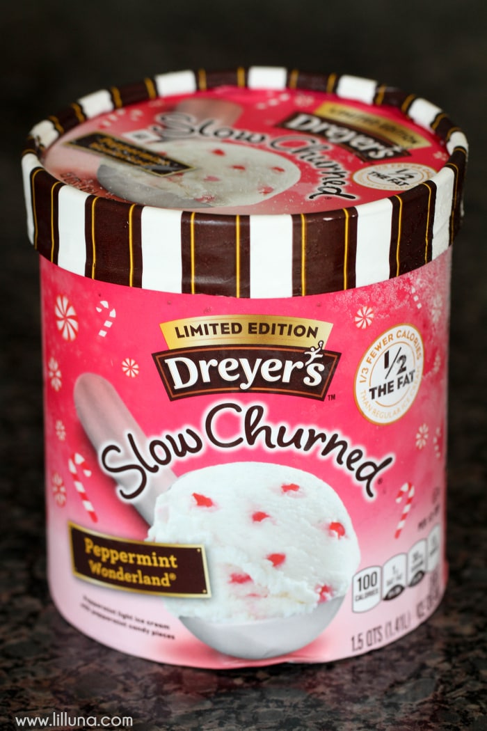 Dreyer's Peppermint Ice Cream to use in peppermint milkshake recipe