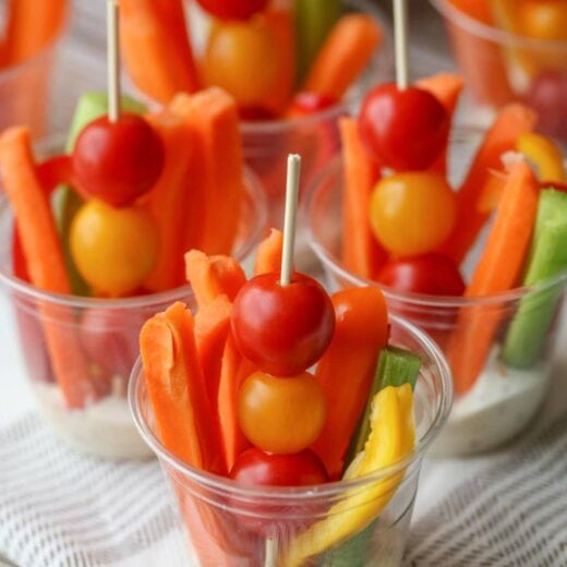 Veggie Cups {party Perfect!} 