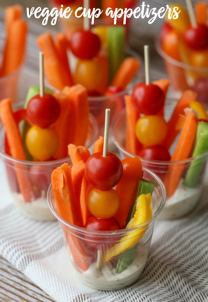 party december ideas birthday in 17 Veggie Appetizers Cup