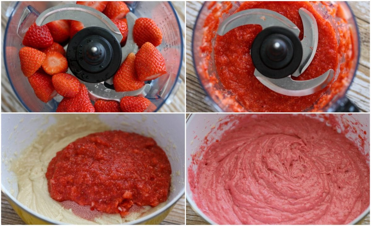 Strawberry Sheet Cake Recipe {with Strawberry Frosting