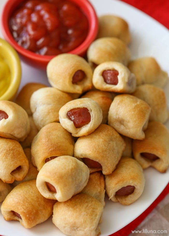 Hot Dog Nuggets aka Mini Pigs in a Blanket (+VIDEO) | Lil' Luna