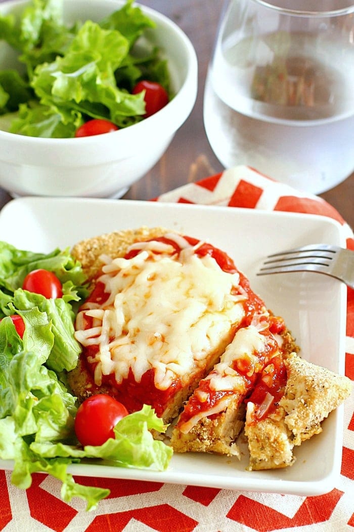 Healthy Chicken Parmesan Recipe - Light & Easy | Lil' Luna