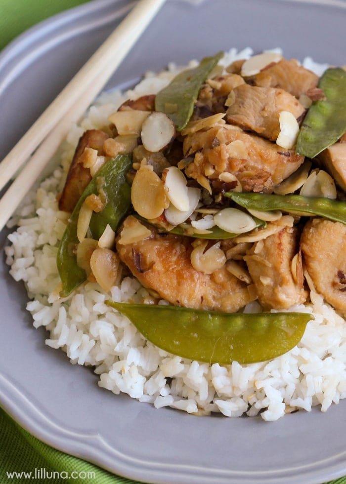 Slow Cooker Almond Chicken Recipe