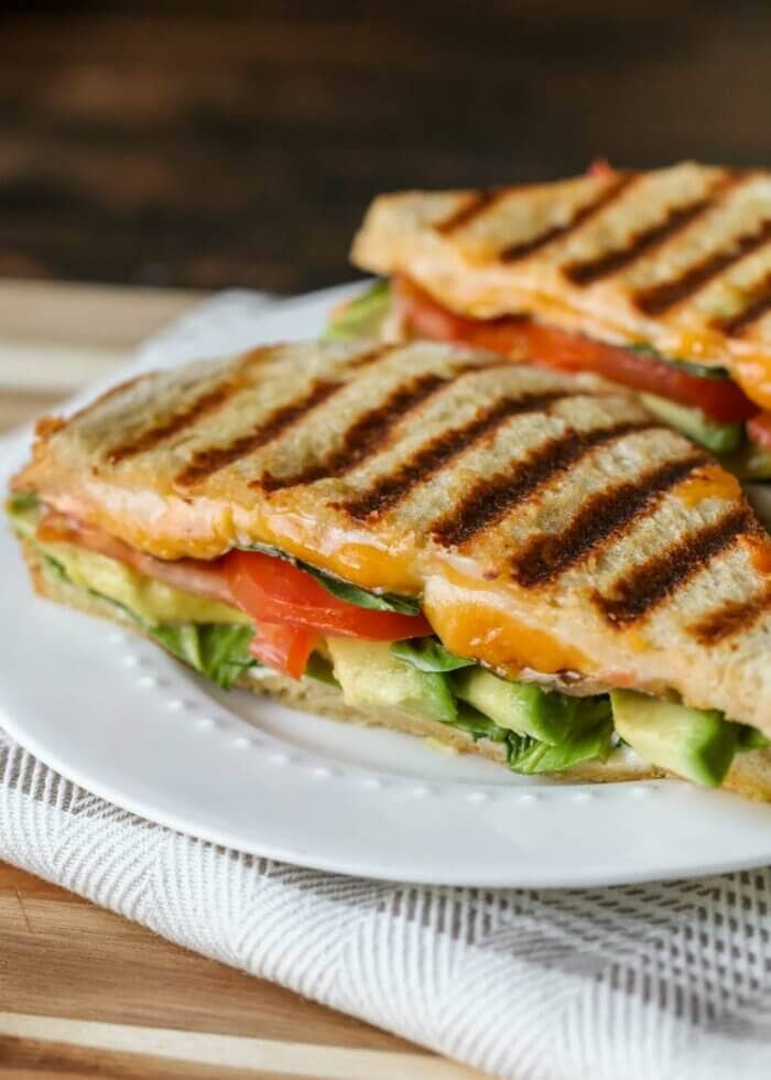 Veggie Panini {Simple, Cheesy & Delicious} | Lil' Luna