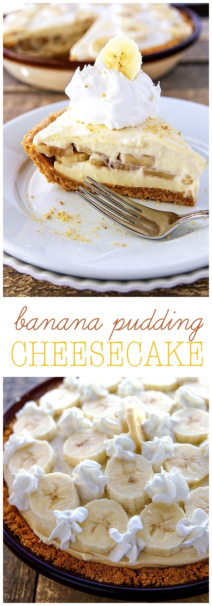 Banana Pudding Cheesecake {Decadent + Easy} | Lil' Luna