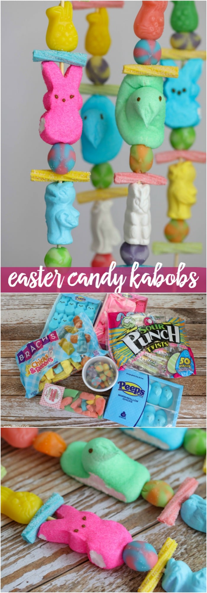 Easter Candy Kabobs - Lil' Luna