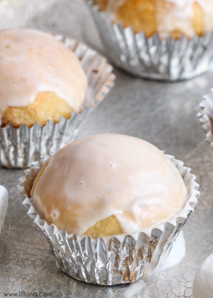Marshmallow Meltaways - a soft and doughy treat stuffed with marshmallows and topped with a delicious glaze!
