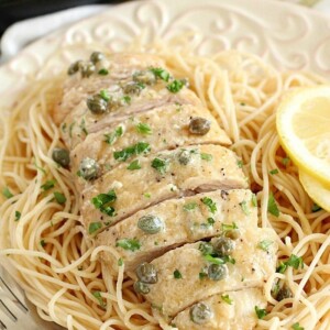 This "Skinny" Chicken Piccata is easy enough to make on a busy weeknight but also fancy enough to make when you have company over! Plus it's a skinny version, which makes it even better!