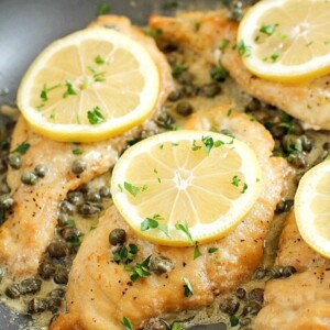 This "Skinny" Chicken Piccata is easy enough to make on a busy weeknight but also fancy enough to make when you have company over! Plus it's a skinny version, which makes it even better!