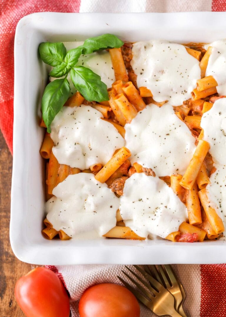 easy-baked-ziti-with-sausage-brown-eyed-baker