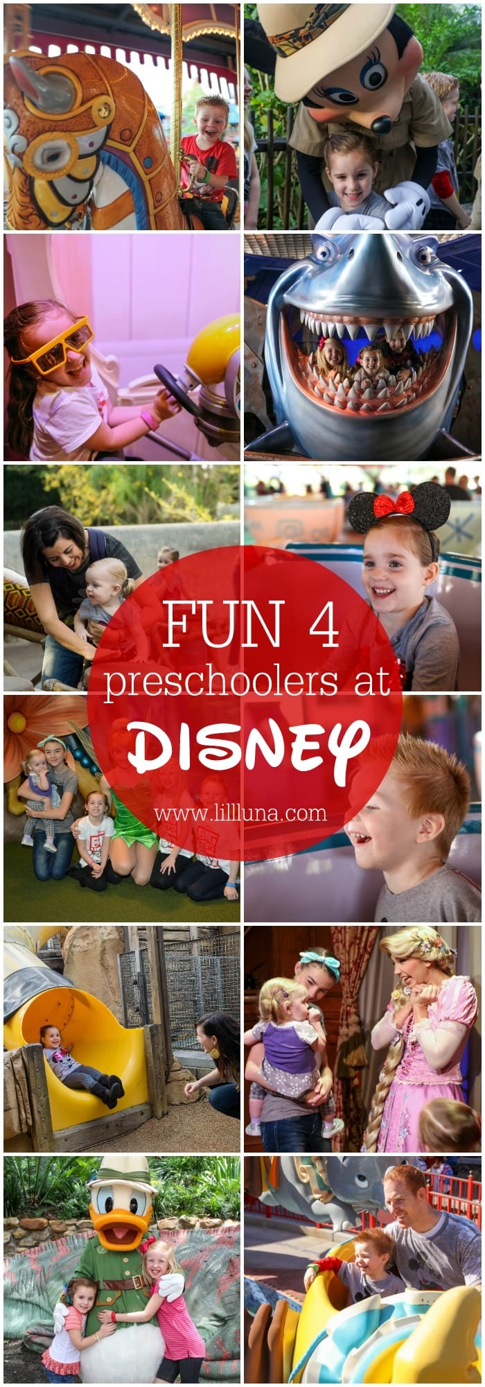 Fun for Preschoolers at Disney - great suggestions for attractions, events and places to visit while on your Walt Disney World vacation. #ad Walt Disney World for kids - tips, tricks and rides