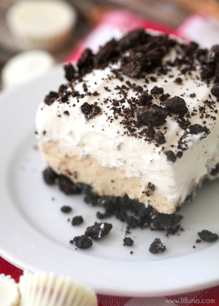 {Layered} Oreo Peanut Butter Delight Recipe | Lil' Luna