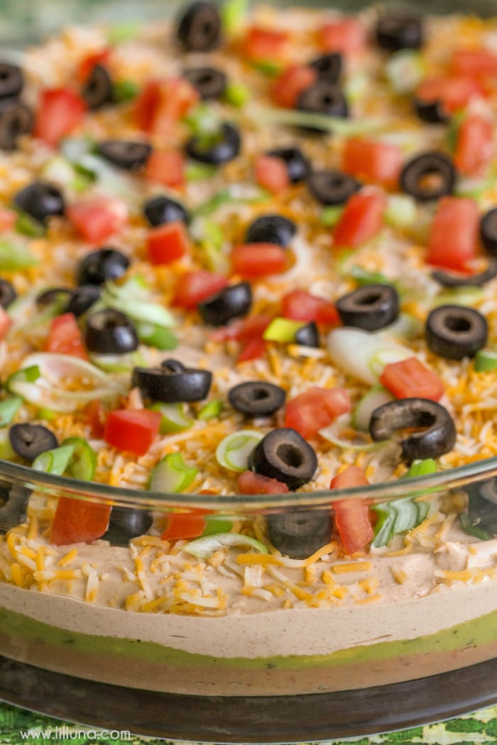 BEST 7 Layer Bean Dip | Lil' Luna