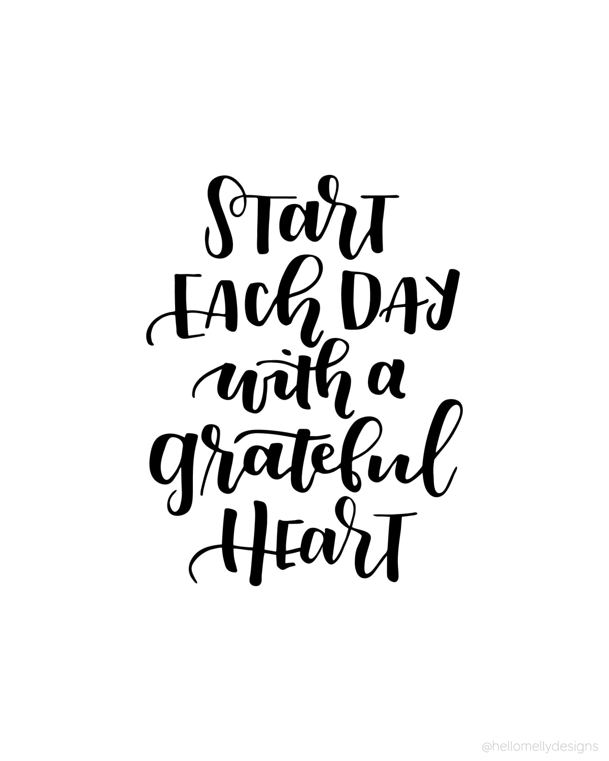 Start Your Day With A Grateful Heart - Isobel Christabella