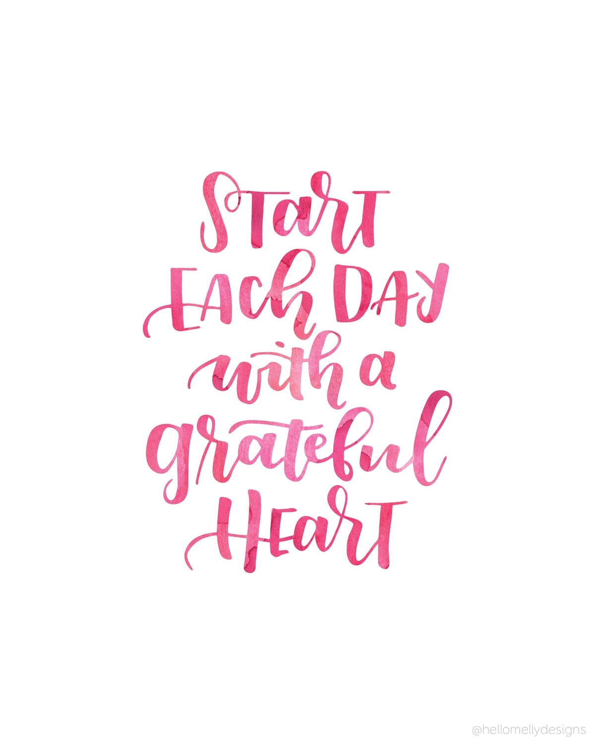 start each day with a grateful heart lil luna