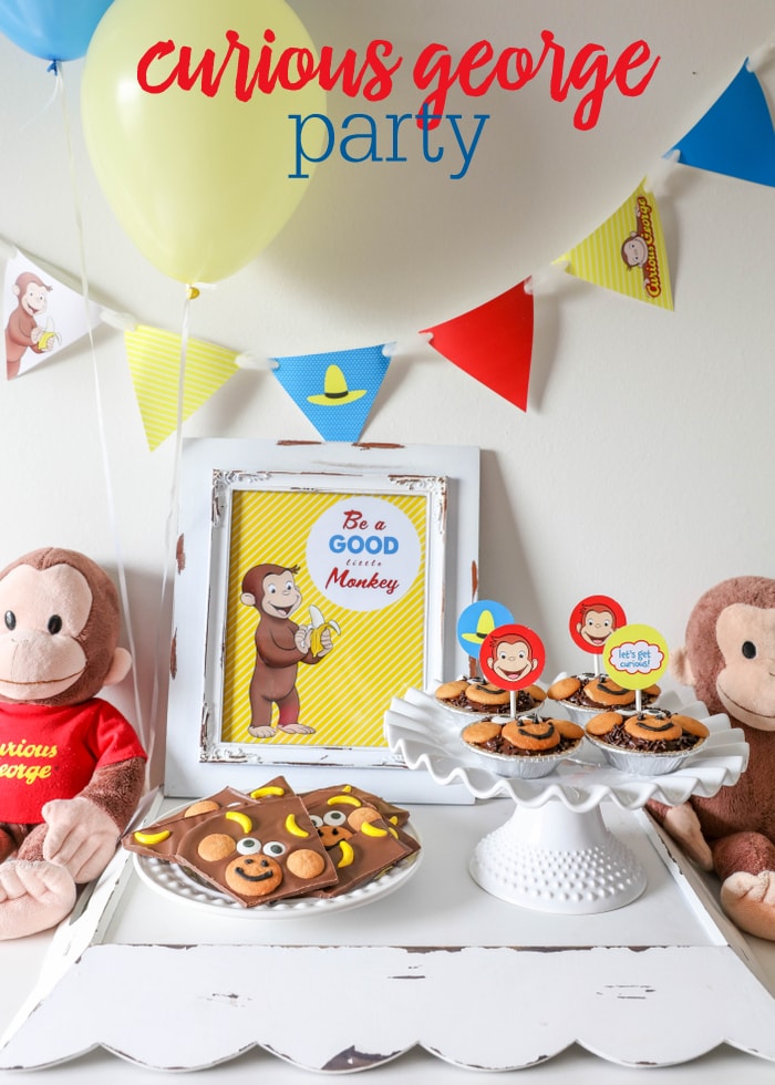 Curious George Party Ideas - Now on Hulu! - Lil' Luna