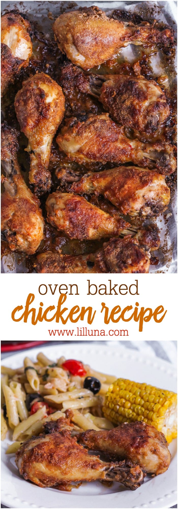 Oven Baked Drumsticks Recipe | Lil' Luna