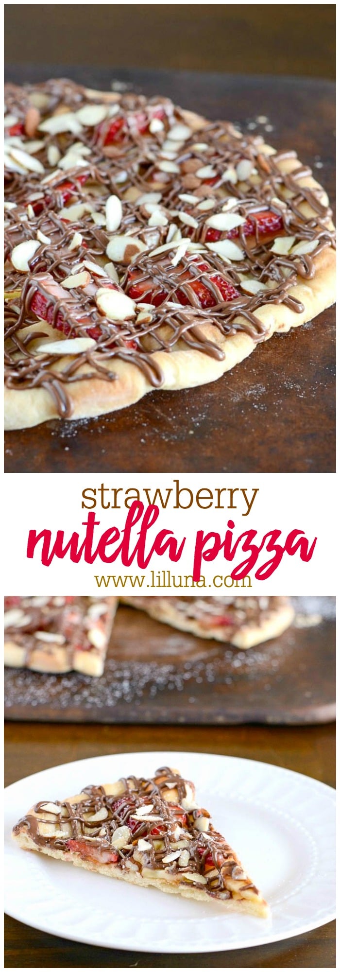 Strawberry Nutella Pizza Lil' Luna