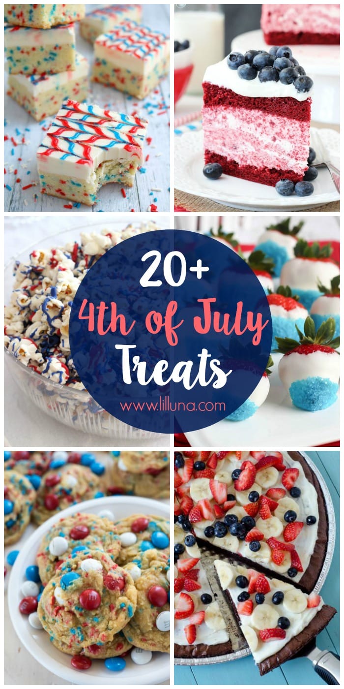 20+ 4th of July Desserts - Lil' Luna