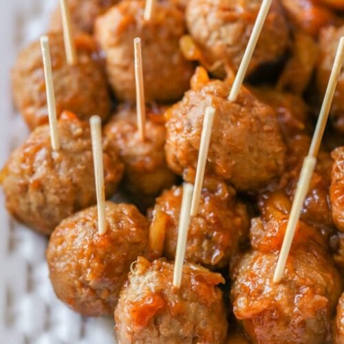 Pineapple Meatballs {Just 3 ingredients!} Lil' Luna