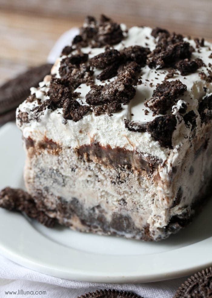 Cookies and Cream Ice Cream Cake