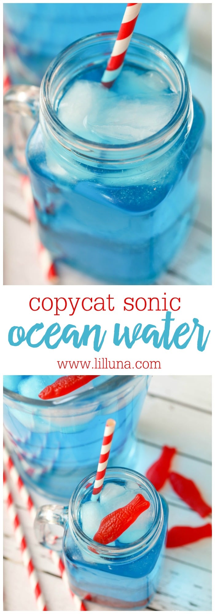 Sonic Ocean Water {Copycat Recipe} + VIDEO Lil' Luna