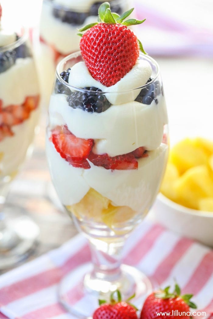 Strawberry Jello Parfait - Family Fresh Meals