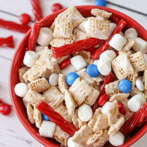 Red White and Blue Trail Mix