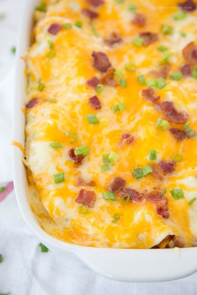 Breakfast Enchilada Casserole Recipe | Lil' Luna