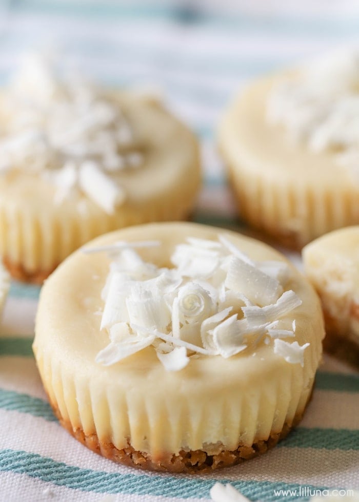 Mini Peanut Butter Cheesecakes White Chocolate Lil Luna 