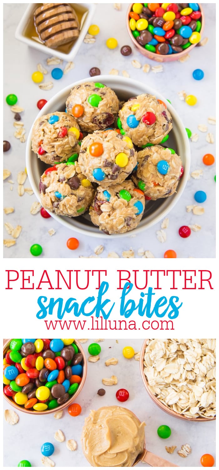 Peanut Butter Snack Bites Lil' Luna