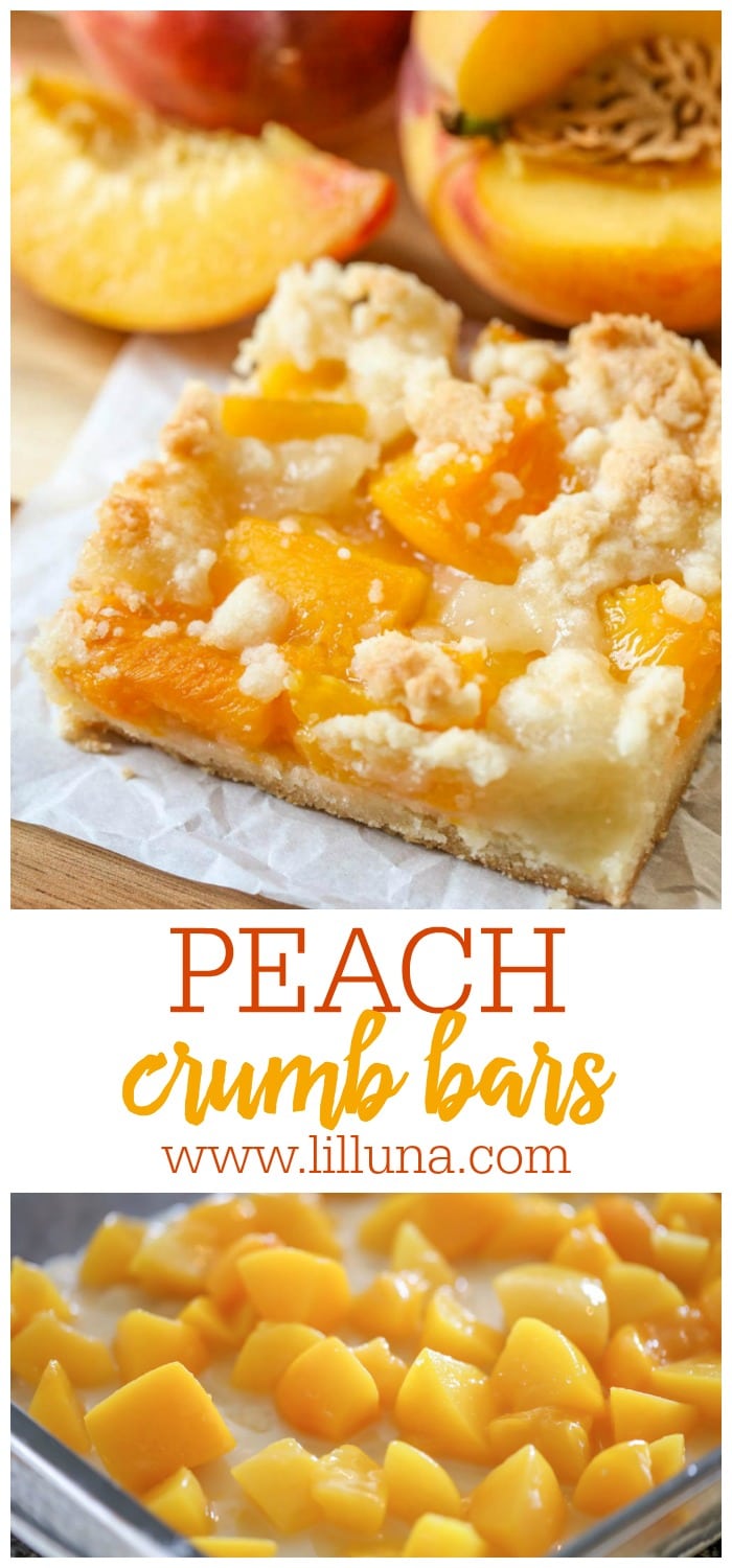 peach pie with crumb topping with canned peaches