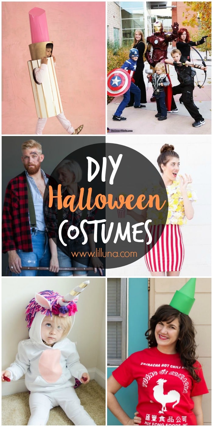 50 Diy Halloween Costume Ideas Lil Luna