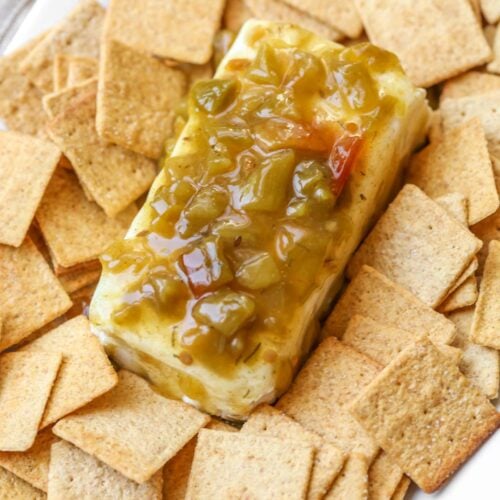 Cream Cheese Green Chili Dip {1 Minute Appetizer} Lil' Luna