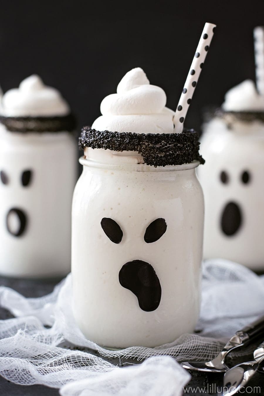 Boo-nilla Ghost Milkshakes