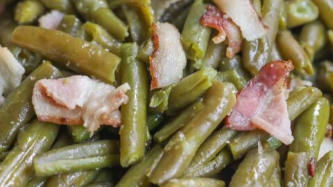 Crock Pot Green Beans with Bacon - Julie's Eats & Treats ®