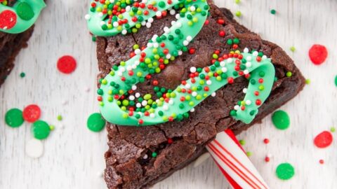 Christmas Tree Brownies Recipe