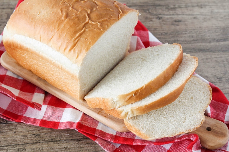 Basic Homemade Bread - the best, most fluffy loaf of homemade white bread! Tastes so much better than store bought!!