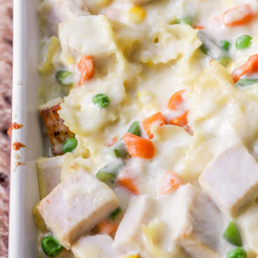 Creamy Turkey and Noodles {EASY Leftover Turkey Dish} Lil' Luna