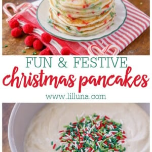 How to make Festive Green Christmas Pancakes