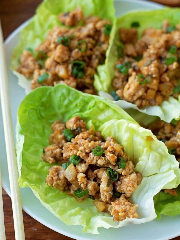 This PF Chang's Chicken Lettuce Wraps recipe is a copycat of a restaurant favorite.