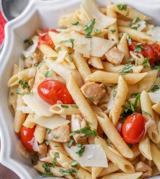Chicken Bacon Ranch Pasta {One Pot Meal} Lil' Luna